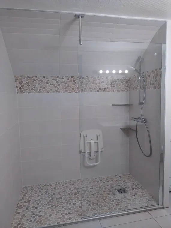 Rénovation de salle de bain à Le Gua, Le Gua, Sébastien Jallat Construction