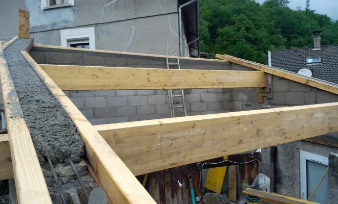 Réalisation d'une réhausse de garage à le GUA, Le Gua, Sébastien Jallat Construction